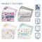 Better Kitchen Products Mini Recipe Card Books, 24-Pocket, 100-4 x 6 Recipe Cards, 4 Asst'd Designs, 100 Recipe Cards, 4PK 97400 - alternate 2